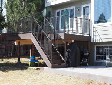 Castle Rock, Colorado New Deck and Patio Build AFTER