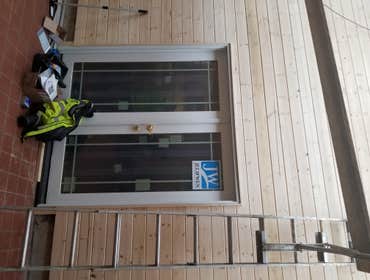 French door installation