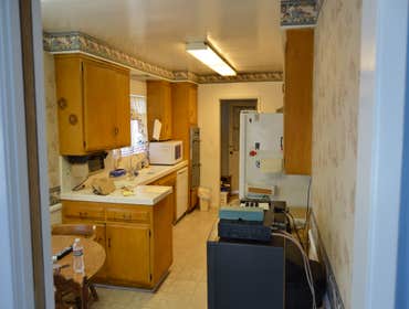 Kitchen Remodel #1 This kitchen was outdated and in need of some serious love. We wanted to maximize the amount of countertop space and create a modern