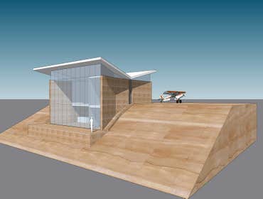 A Central Oregon Ranch House - concept design A remote Central Oregon Ranch House complete with airplane hanger. This house is positioned near the end 