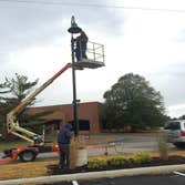 Pole Light Installation