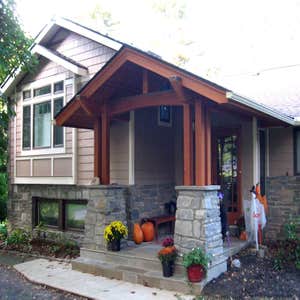 Penns Valley: A new entry and dining room update This project involved creating a more welcoming and noticeable front entryway, as well as ...