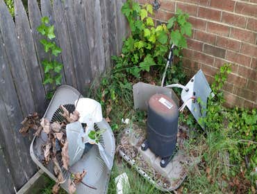 Old AC Condensing Unit