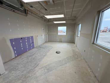 Western State Bank Remodel & Addition The administration building is starting to look transformed inside and out!
Demolition of the building’s existing