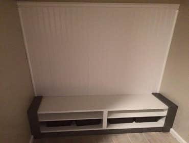 mudroom after completion