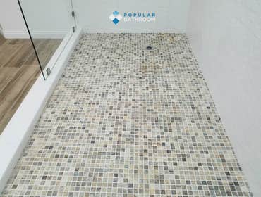 Open Concept Modern Bathroom