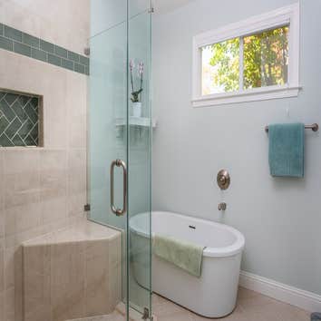 Modern Spa-Inspired Bathroom Remodel | Orinda