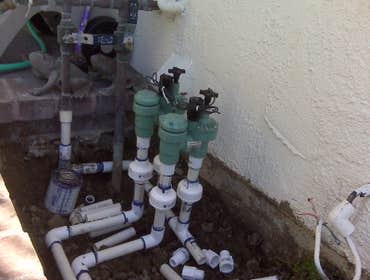 Fountain Valley sprinkler system we completely re-did the front yard sprinkler system to get not only the best coverage and lowest water consumption bu