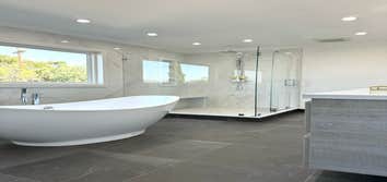 Master Bathroom Remodeling Now this is a dreamy master bathroom ? Another successful project completed, blending elegance and tranquility.