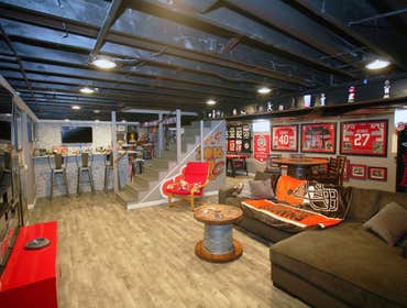 Custom Finished Basement