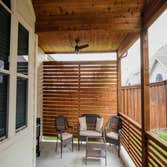 Memorial by Elegant Outdoor Living Services: Patio Cover, Concrete Slab Extension, Safety Fence, Privacy Shade Wall
Adding a patio extension to your h