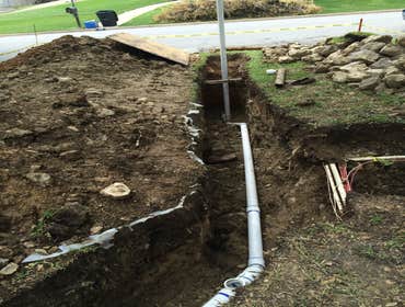 Residential sewer line