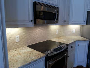 Pencil Mosiac Backsplash