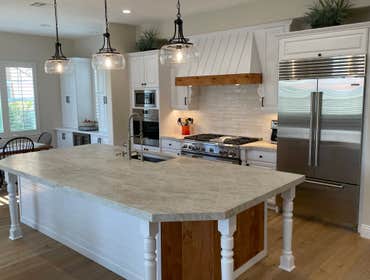 Island Shiplap with a Teak accent