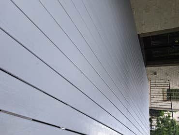 Painting a deck