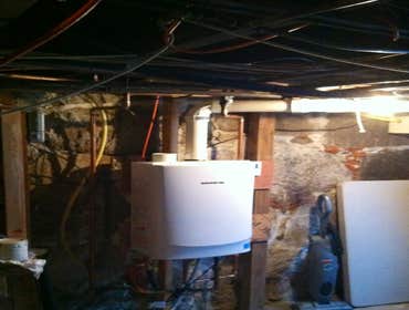 South Shore Mech Cont Photos Just a few pictures of a condo drainage rough.... An a boiler with 2 zones off of it
