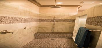 Dreamy Spacious Walk-In Shower