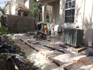 Patio Pavers work in Weston