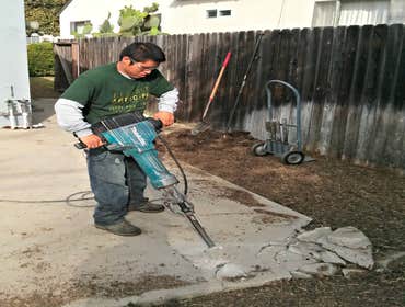 Concrete Patio Demolition