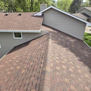 Finished roof