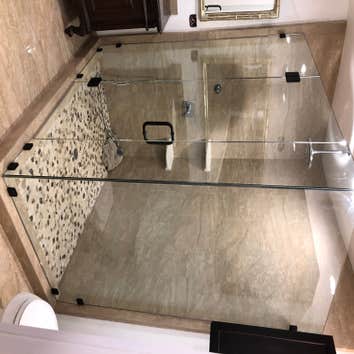 frame less Shower Door