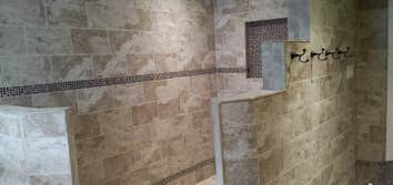 Open shower design