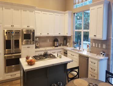 Kitchen re-face, ex & int paint
