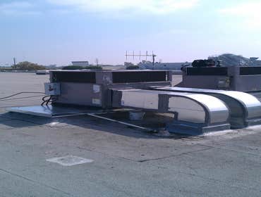 MSM Trucking/Santa Fe Springs This is a Service & Maintenace Customer of ours.We replaced the unit platform cover & side discharge square duct that was