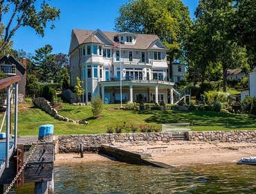 Back of house facing LI Sound