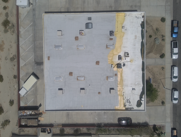 Commercial foam roof- Moreno Valley, CA