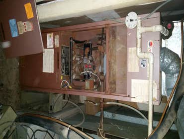 Old Furnace and Evaporatorr Coil