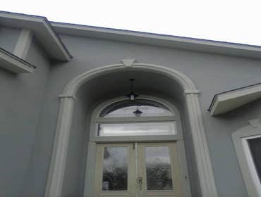 Westport Project Outside stucco and indoor drywall