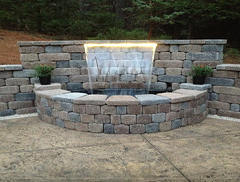 Rough Stone Stamped Patio