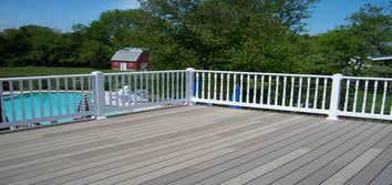 Ferrie - deck Deck off of Master Bedroom over existing garage.