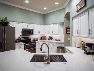 New Countertops, Cabinets Painted