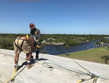 Custom Home Concrete Roof Structure