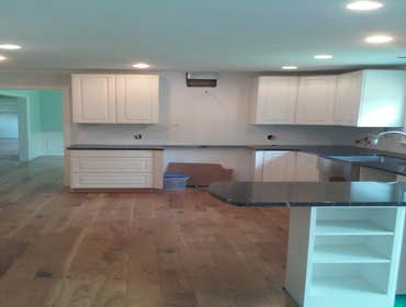 Kitchen remodel in progress