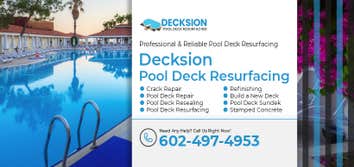 Photos by Decksion Pool Deck Resurfacing #1
