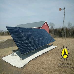 Ground Mount SunPower Home Solar Array