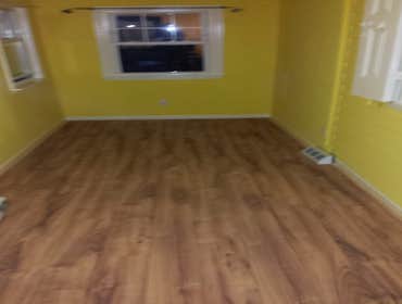 new floor insulation after