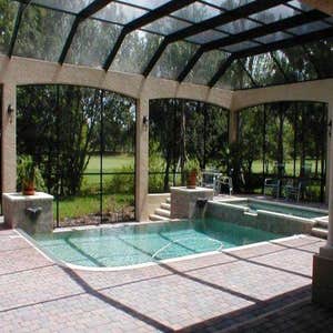 Addition: pool deck and enclosure Pool and pool deck and enclosure
