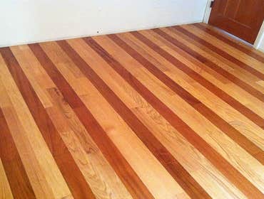 Red oak & Brazilian cherry