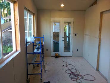project32 sports court and over the garage addition