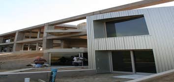 Rush Constructors Inc Project 6,000 sq ft Custom Built Concrete and Glass Home, Rush Constructors, Inc was the General Contractor and the Concrete Cont