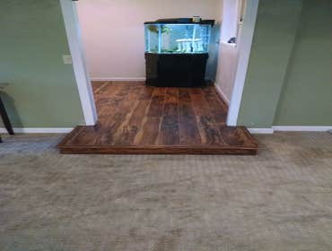 Laminate stair & new carpet