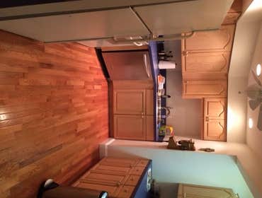 Kitchen Countertop and Backsplash Update Our customer wanted to update his kitchen with a new granite counter-top and tile back-splash. We removed hi