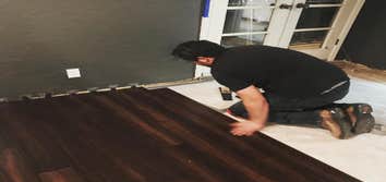 Laminate Flooring lay