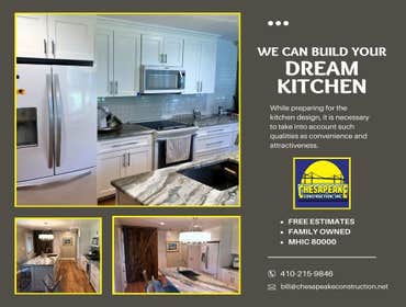 Photos by Chesapeake Construction, Inc #30 While preparing for the kitchen design, it is necessary to consider such qualities as convenience and attrac