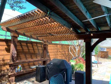 Fence and Pergola