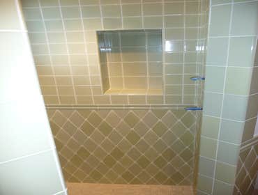 Tile Environments Project 1 Bledsoe residence guest bath